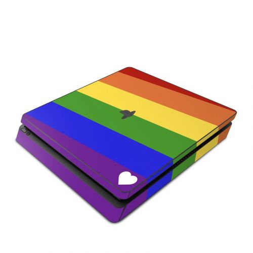 Rainbow Stripe PlayStation 4 Slim Skin