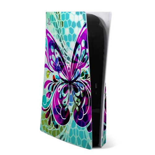 Butterfly Glass PlayStation 5 Skin