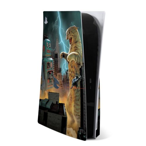 Catzilla Vs Robot PlayStation 5 Skin