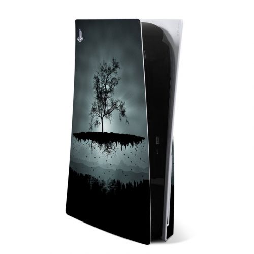 Flying Tree Black PlayStation 5 Skin