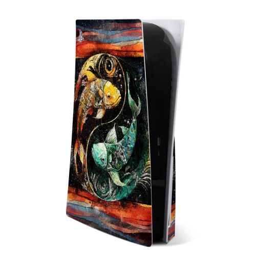 Koi Fish Yin Yang PlayStation 5 Skin