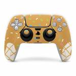 Caramel Ice Cream Drip PlayStation 5 Controller Skin