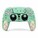 Mint Chocolate Chip Ice Cream Drip PlayStation 5 Controller Skin
