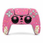 Strawberry Ice Cream Drip PlayStation 5 Controller Skin
