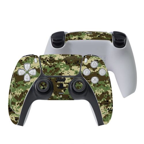Digital Woodland Camo PlayStation 5 Controller Skin