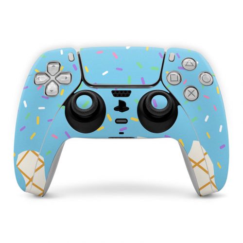 Cotton Candy Ice Cream Drip PlayStation 5 Controller Skin
