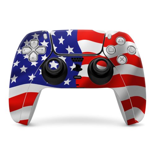 USA Flag PlayStation 5 Controller Skin