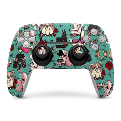 Tattoo Dogs PlayStation 5 Controller Skin