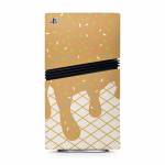 Caramel Ice Cream Drip PlayStation 5 Pro Skin