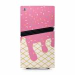 Strawberry Ice Cream Drip PlayStation 5 Pro Skin