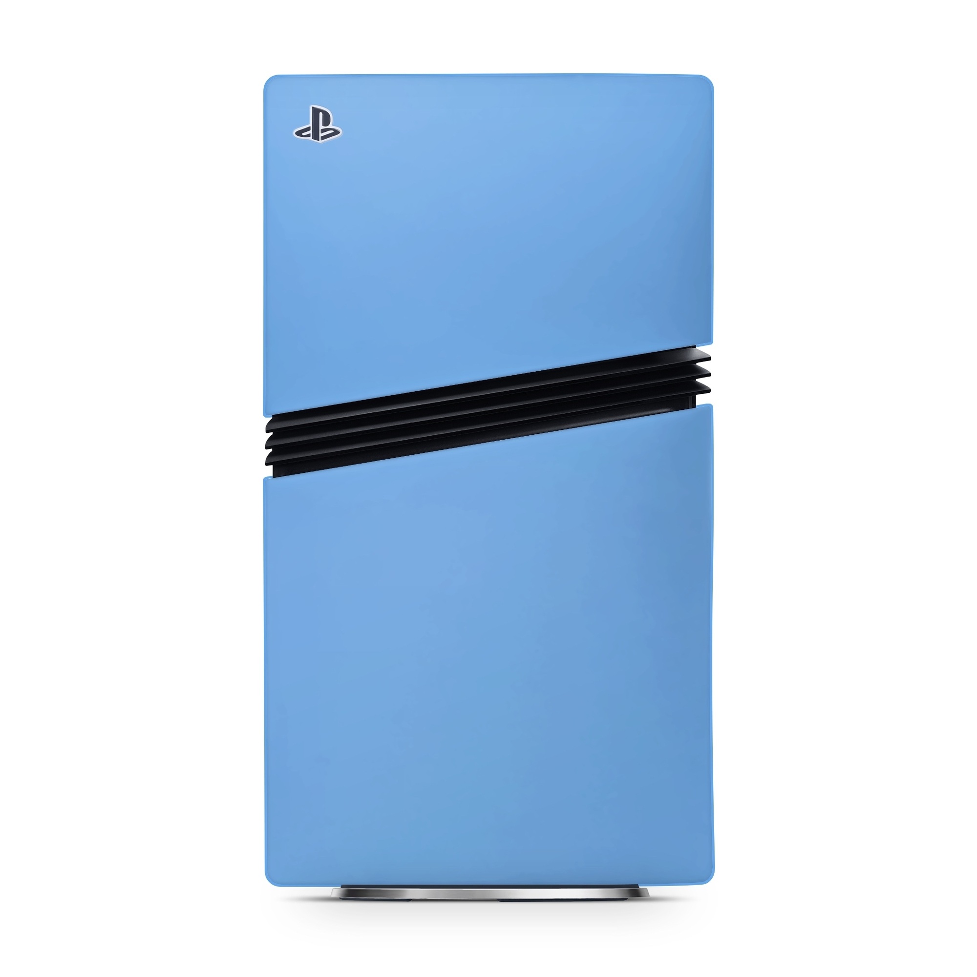 PlayStation 5 Pro Skin design of Sky, Blue, Daytime, Aqua, Cobalt blue, Atmosphere, Azure, Turquoise, Electric blue, Calm, with blue colors
