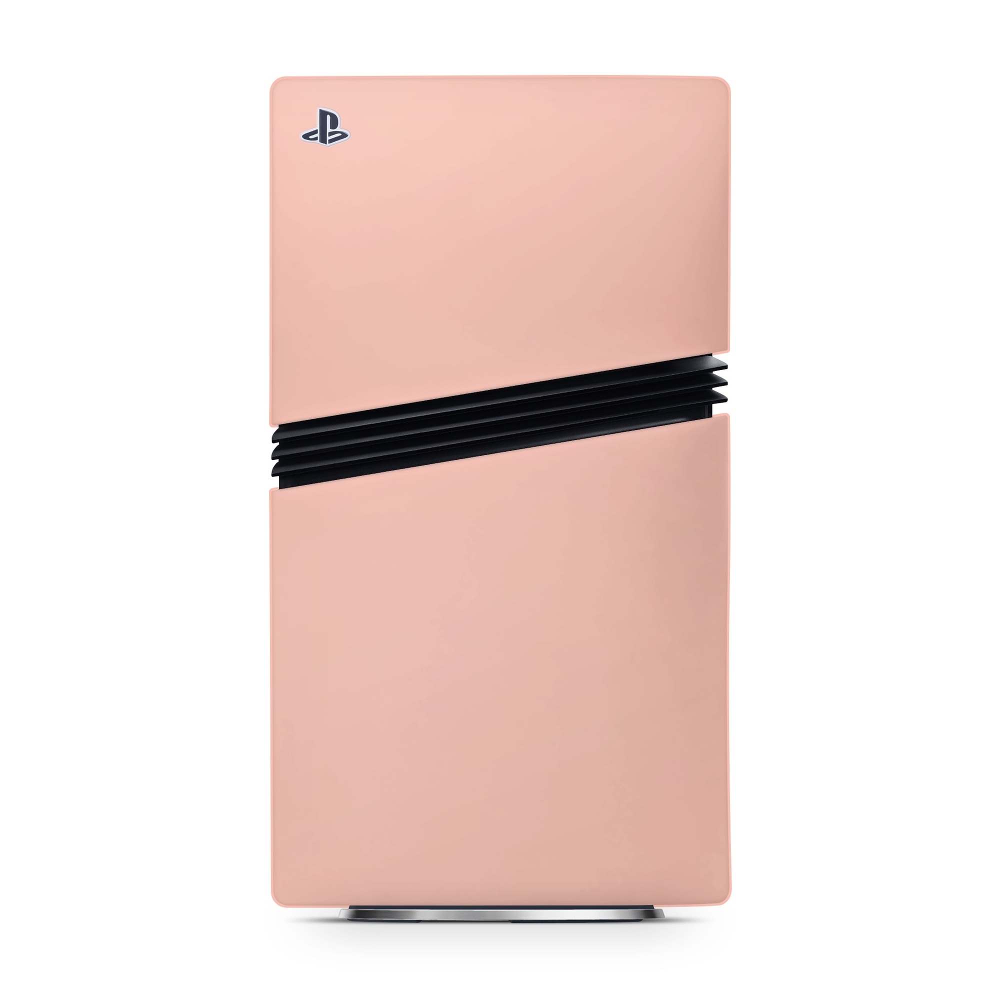 PlayStation 5 Pro Skin design of Orange, Pink, Peach, Brown, Red, Yellow, Material property, Font, Beige, with orange, yellow, white colors