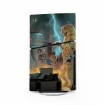 Catzilla Vs Robot PlayStation 5 Slim Skin