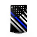 Thin Blue Line Hero PlayStation 5 Slim Skin