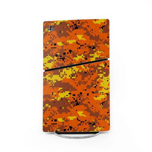 iStyles your device with Orange Camo