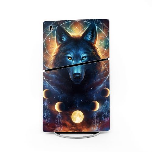 Dreamcatcher Wolf PlayStation 5 Slim Skin