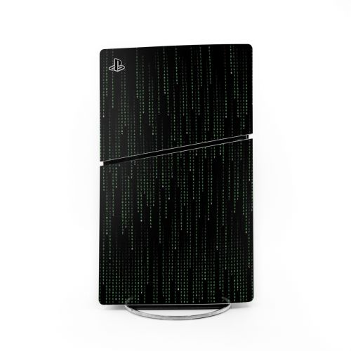 Matrix Style Code PlayStation 5 Slim Skin
