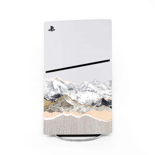 Pastel Mountains PlayStation 5 Slim Skin