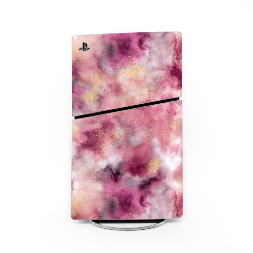 Smoky Marble Watercolor PlayStation 5 Slim Skin