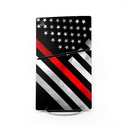 Thin Red Line Hero PlayStation 5 Slim Skin