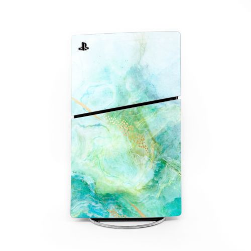 Winter Marble PlayStation 5 Slim Skin