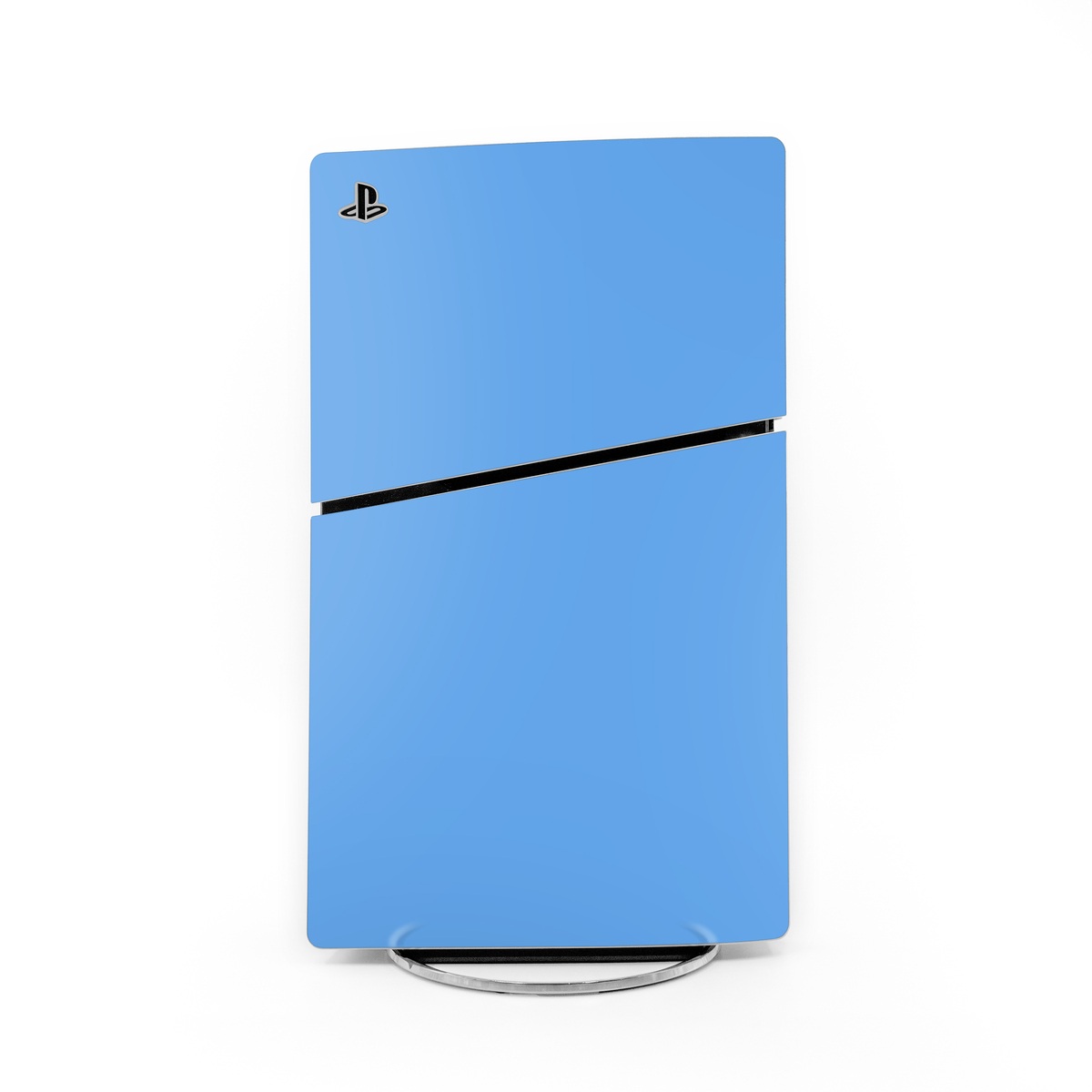 PlayStation 5 Slim Skin design of Sky, Blue, Daytime, Aqua, Cobalt blue, Atmosphere, Azure, Turquoise, Electric blue, Calm, with blue colors