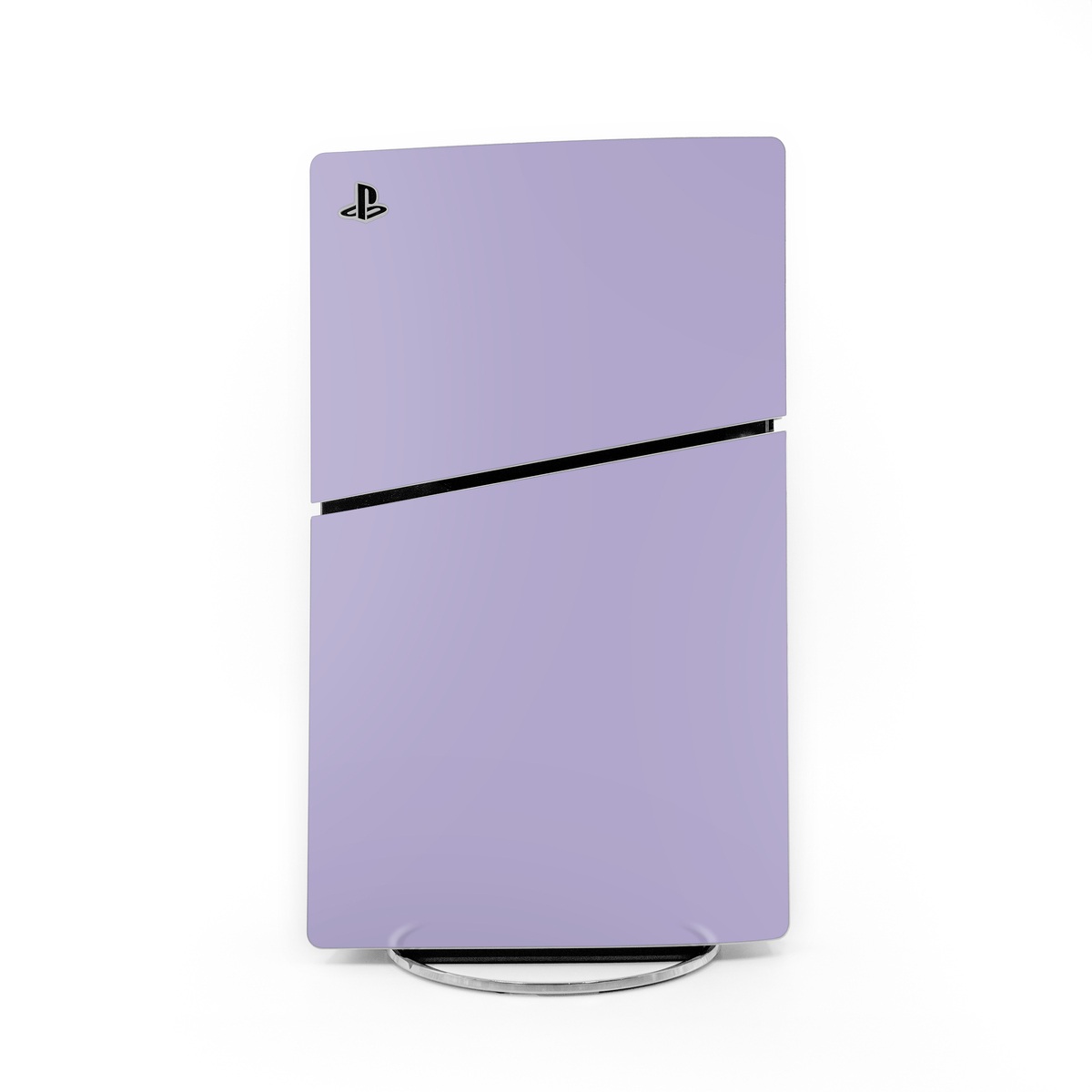 PlayStation 5 Slim Skin design of Purple, Violet, Electric blue, Font, Pattern, Magenta, Sky, Event, Circle, Cumulus, with purple colors