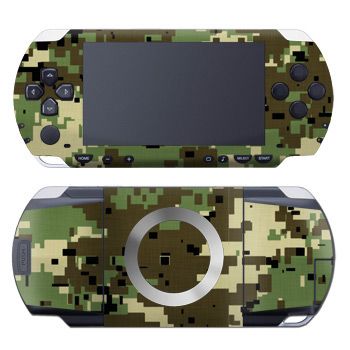 Digital Woodland Camo PSP Skin