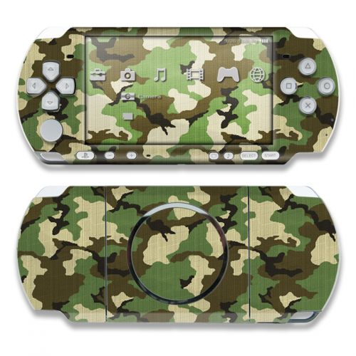 Woodland Camo PSP 3000 Skin