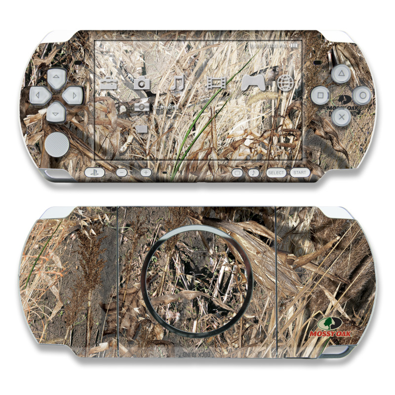 PSP 3rd Gen 3000 Skin design of Soil, Plant, with black, gray, green, red colors