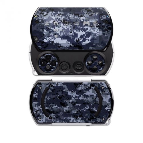 Digital Navy Camo PSP go Skin