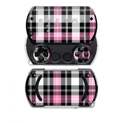 Pink Plaid PSP go Skin