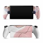 Abstract Pink and Brown PlayStation Portal Skin