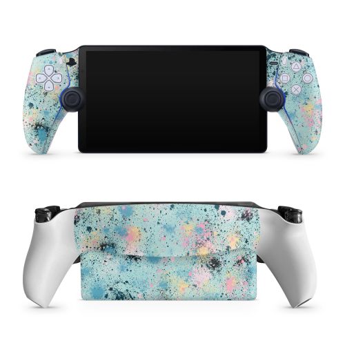 Abstract Ink Splatter PlayStation Portal Skin