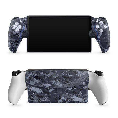 Digital Navy Camo PlayStation Portal Skin