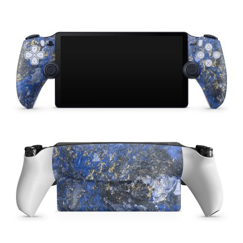 Gilded Ocean Marble PlayStation Portal Skin