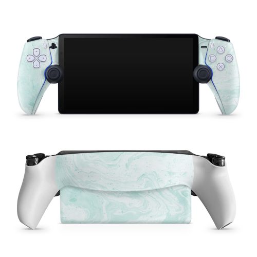 Winter Green Marble PlayStation Portal Skin