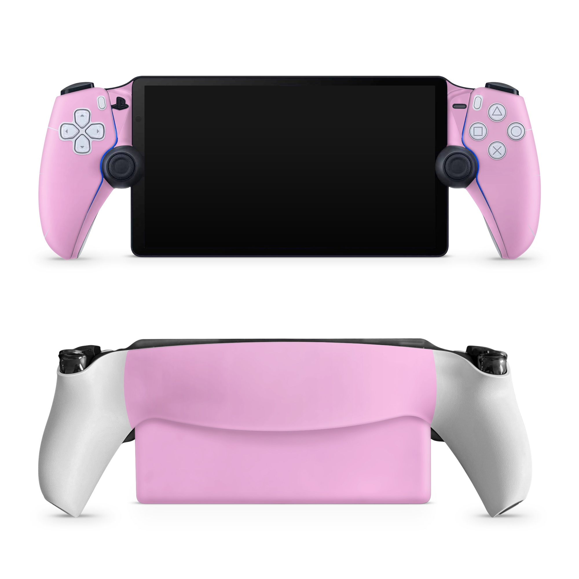 PlayStation Portal Skin design of Pink, Violet, Purple, Red, Magenta, Lilac, Sky, Material property, Peach, with pink colors
