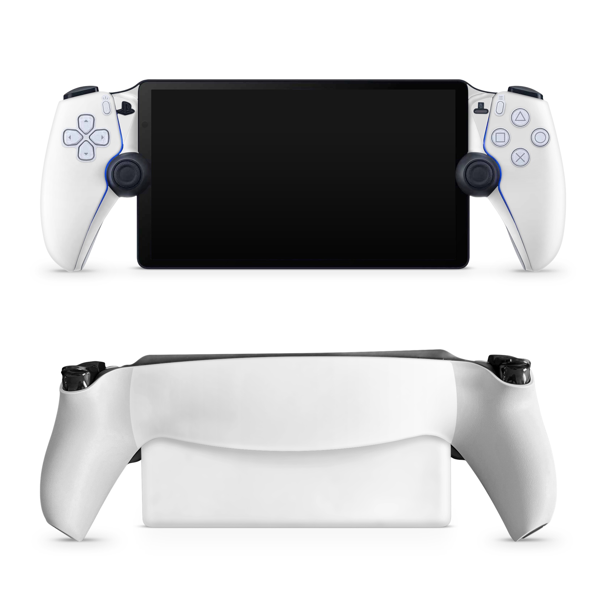 PlayStation Portal Skin design of White, Black, Line, with white colors