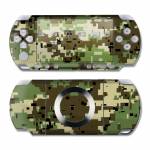 Digital Woodland Camo PSP Slim & Lite Skin