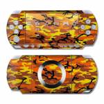 Orange Camo PSP Slim & Lite Skin