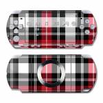Red Plaid PSP Slim & Lite Skin