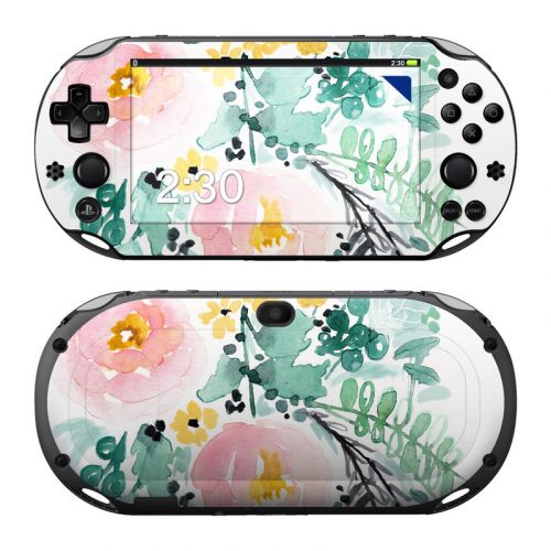 Blushed Flowers PlayStation Vita 2000 Skin