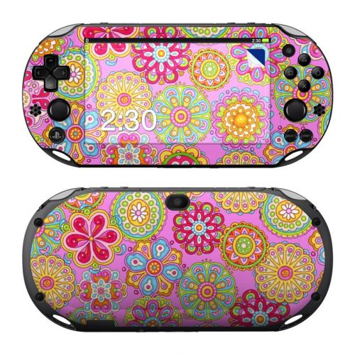 Bright Flowers PlayStation Vita 2000 Skin
