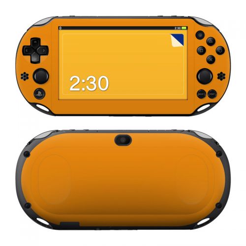 Solid State Orange PlayStation Vita 2000 Skin