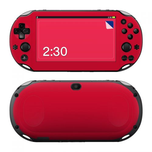 Solid State Red PlayStation Vita 2000 Skin