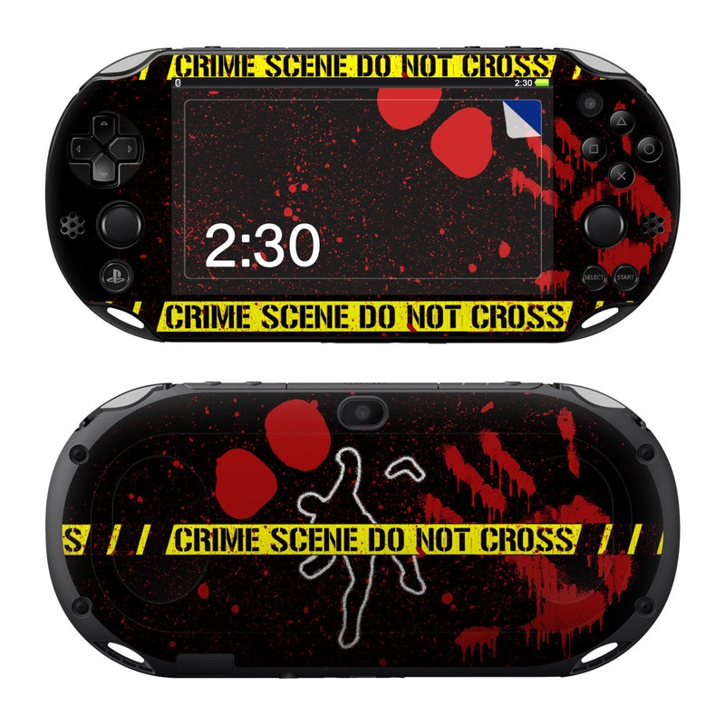 PlayStation Vita 2000 Skin design of Red, Black, Font, Text, Logo, Graphics, Graphic design, Room, Carmine, Fictional character, with black, red, green colors