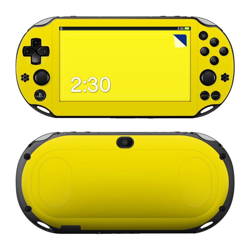 Solid State Yellow PlayStation Vita 2000 Skin