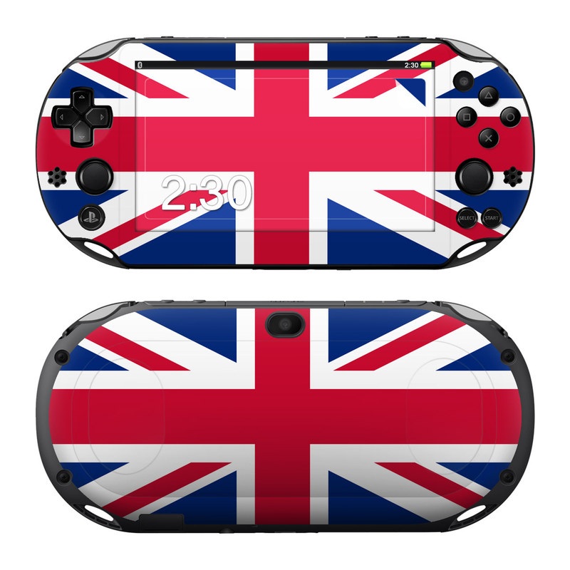 PlayStation Vita 2000 Skin design of Flag, Red, Line, Electric blue, Design, Font, Pattern, Parallel, Flag Day (USA), with red, white, blue colors