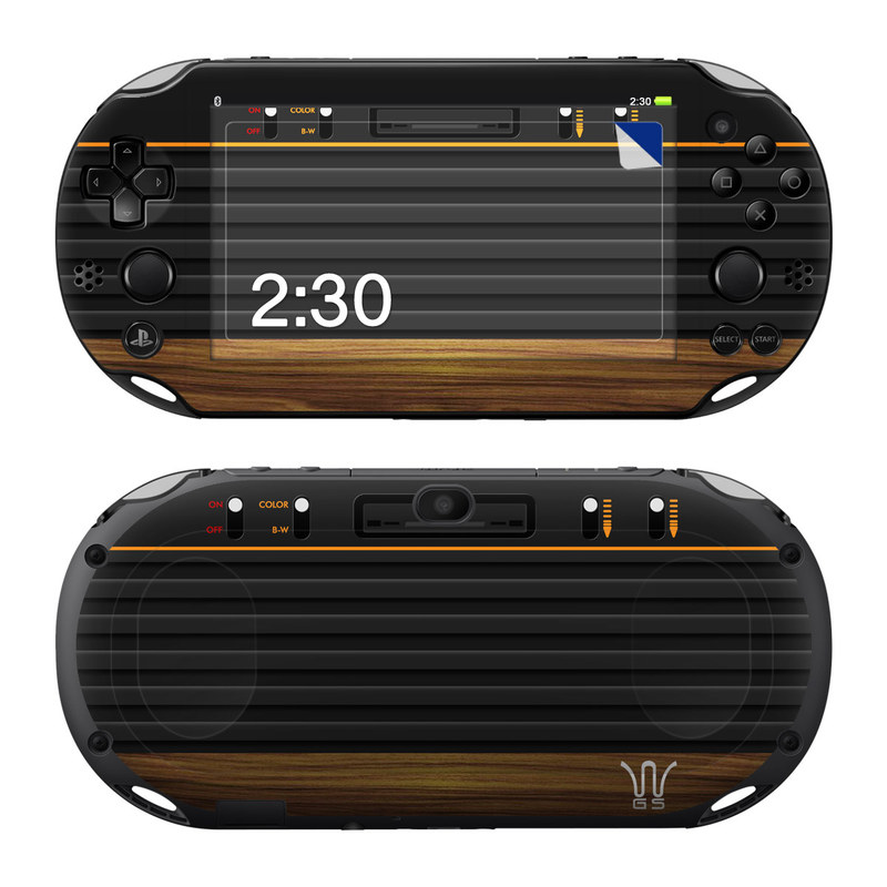 PlayStation Vita 2000 Skin design of Guitar amplifier, Technology, Electronic instrument, with black, red colors